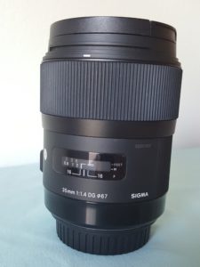 Sigma 35mm 1.4 lens