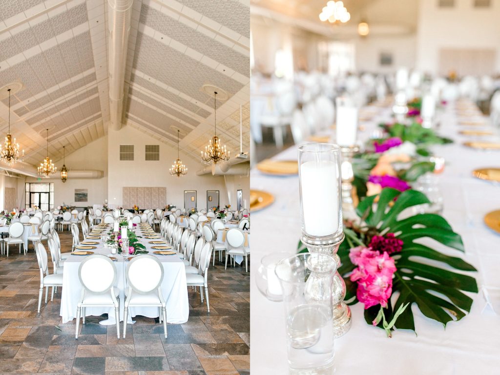 Table settings at Bavaria Downs wedding