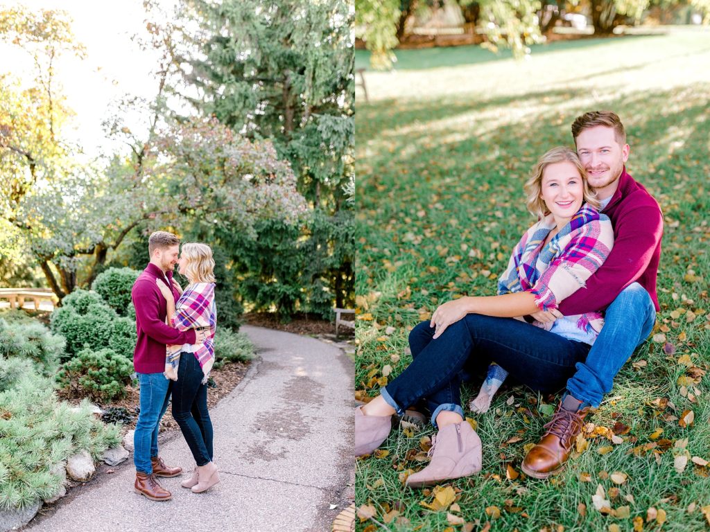 Engagement pictures in fall