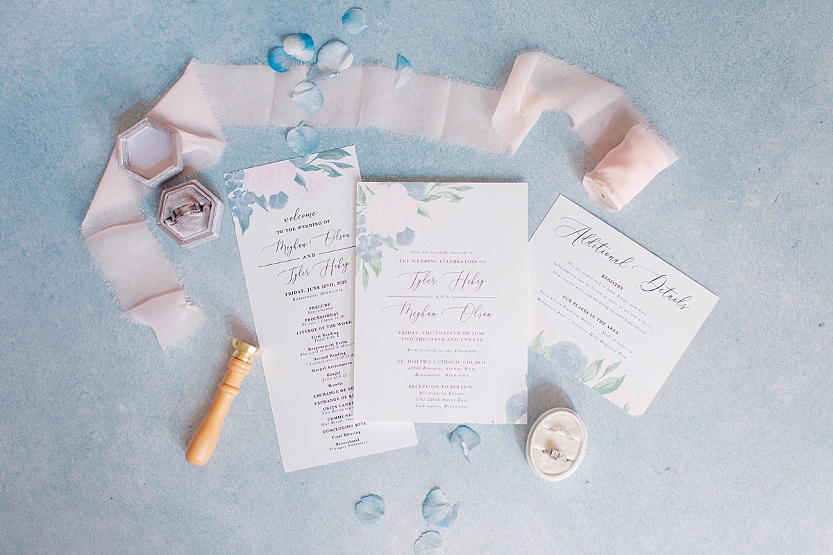Invitation suite for ceremony only wedding