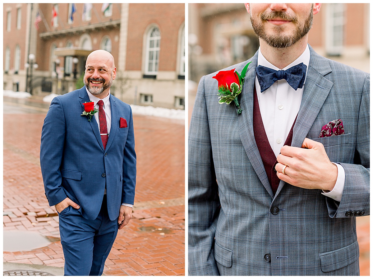 groom pictures for saint paul wedding