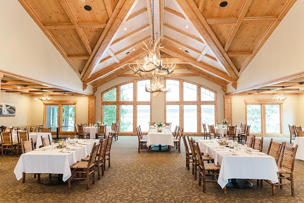 Maddens on Gull Lake reception space