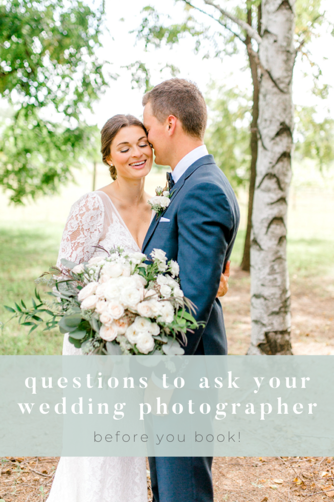 what questions to ask photographer for wedding