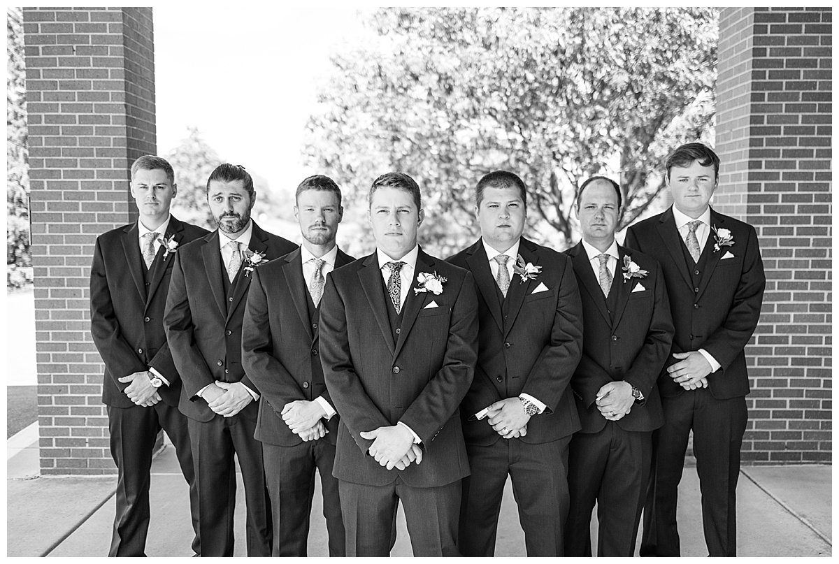 Groomsmen at Bracketts Crossing wedding