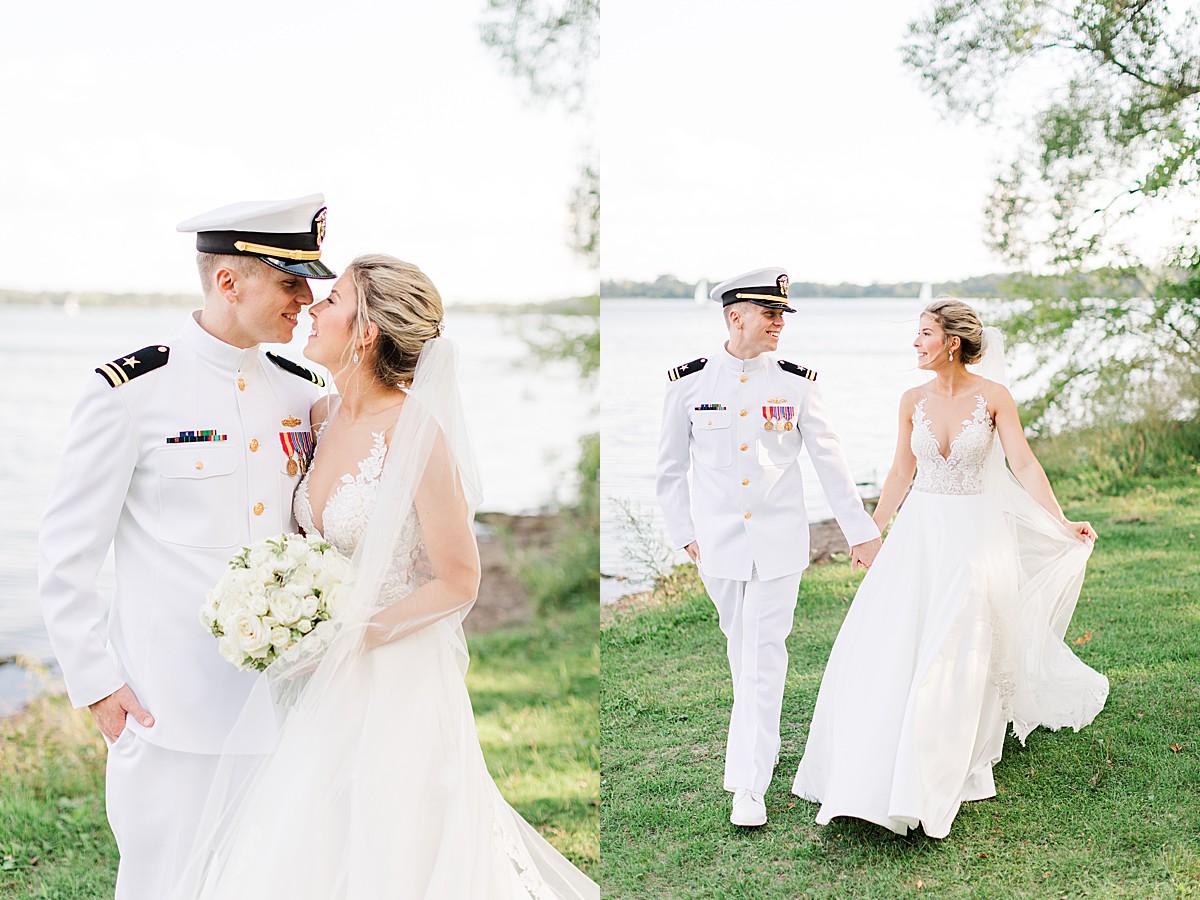 Wedding with Navy soldier