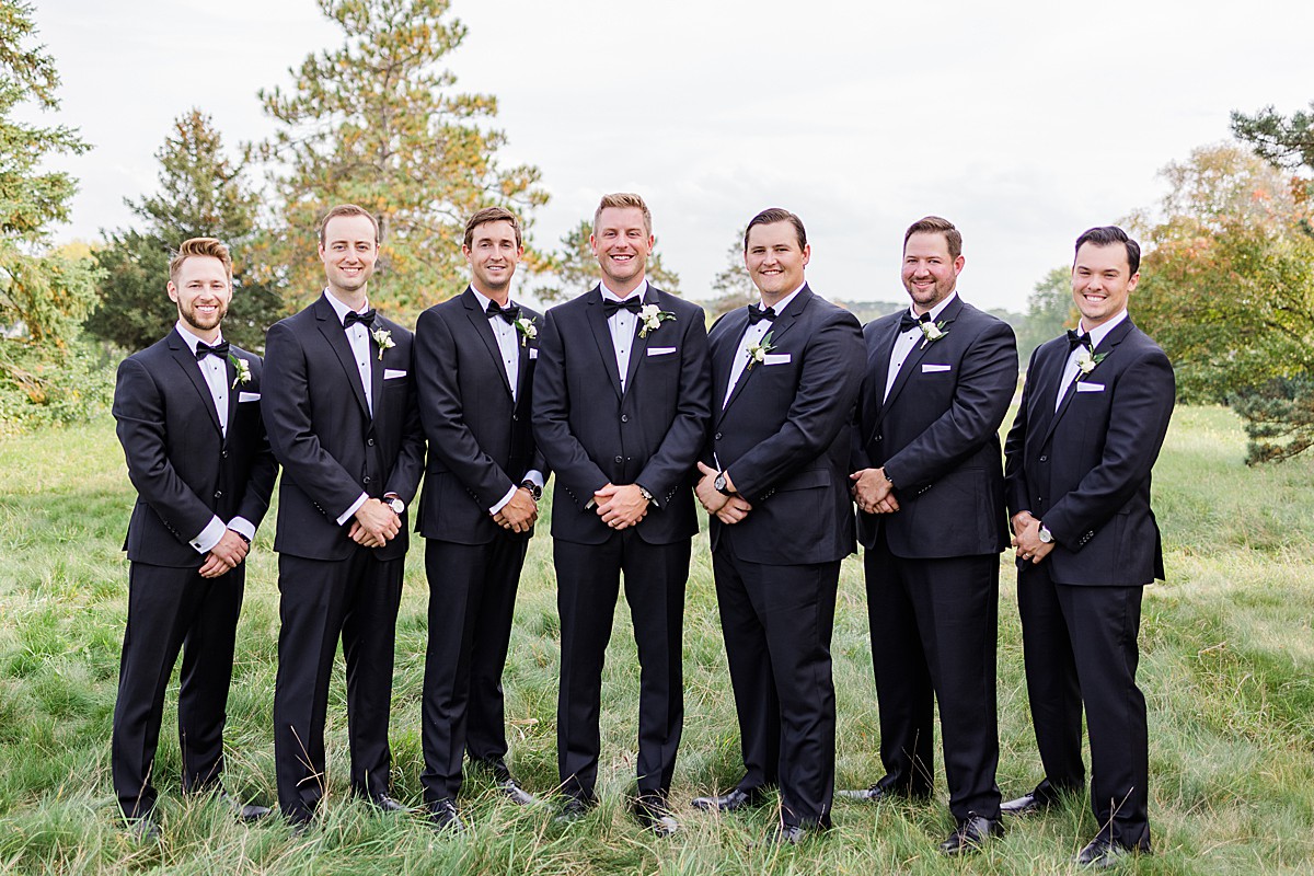 Royal Golf Club wedding groomsmen