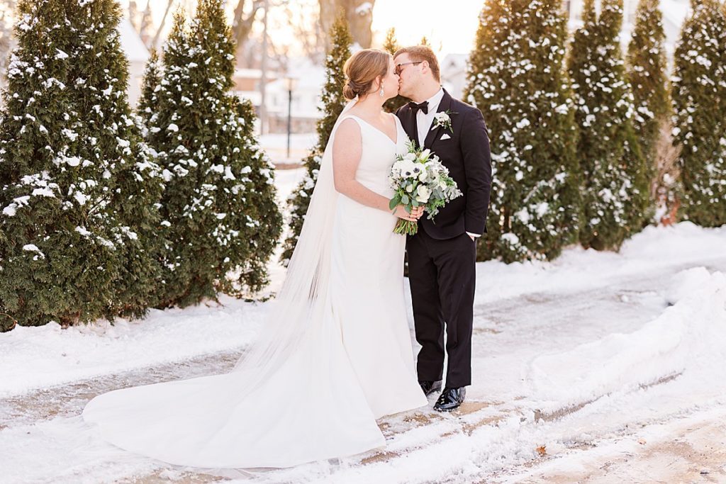Winter wedding at Steeple Center