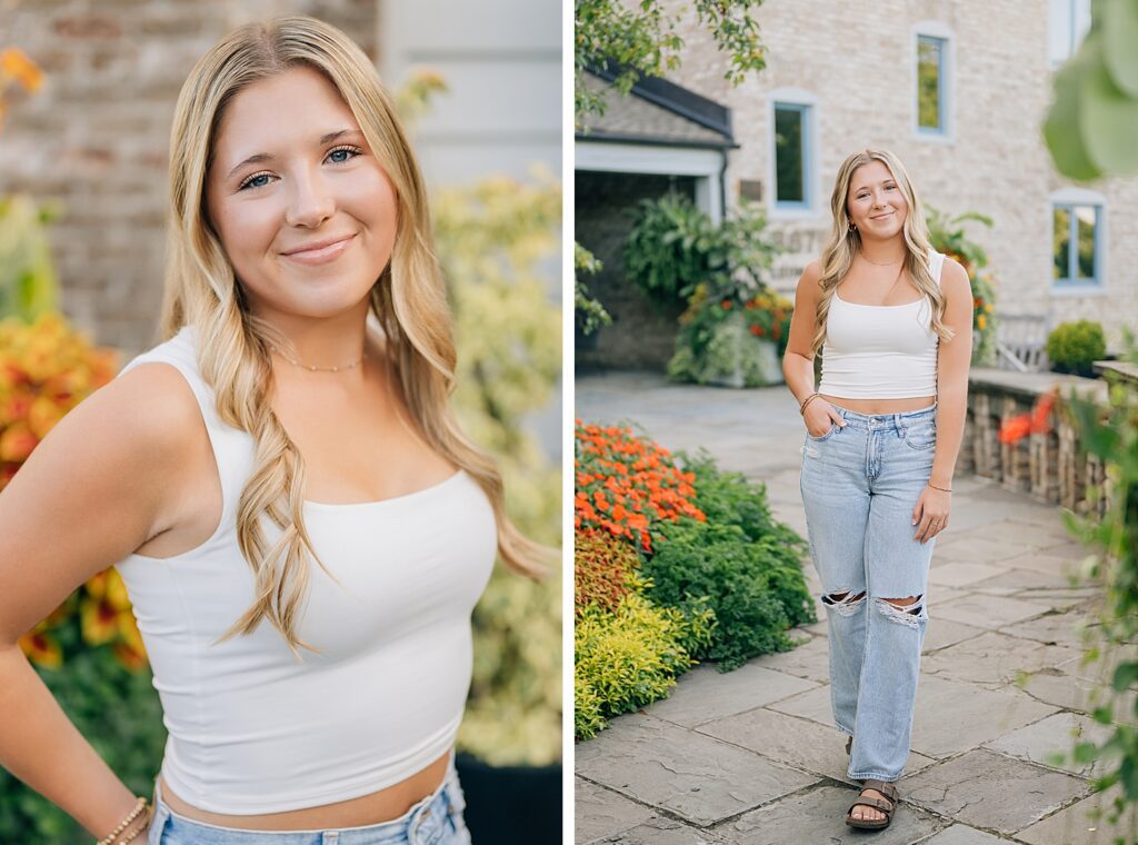 Senior pictures at Arboretum