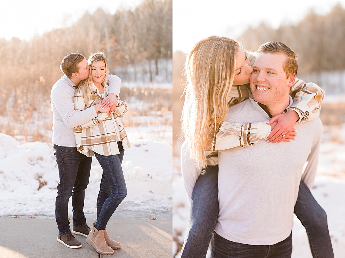 Minneapolis Winter Engagement Photos | Rachel Graff Photo