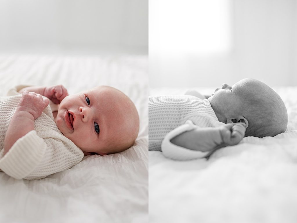 Neutral timeless newborn photos