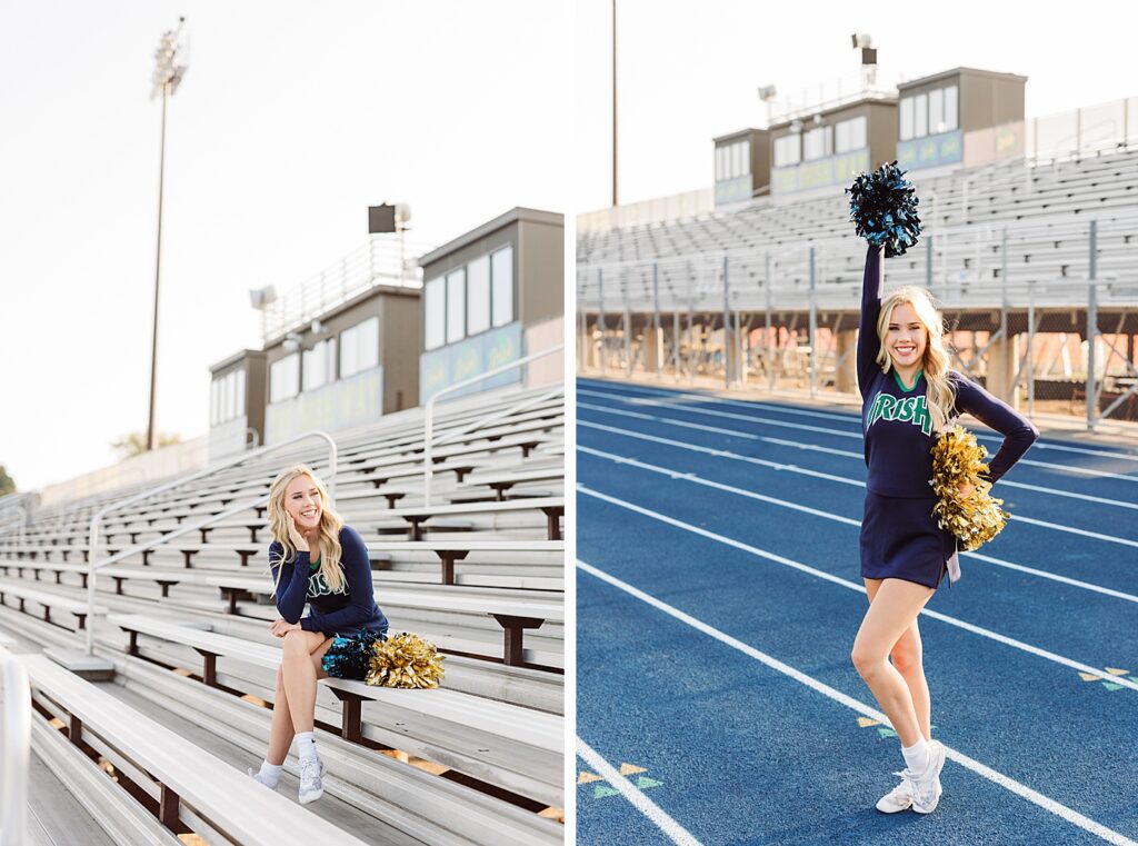 Cheerleader senior pictures